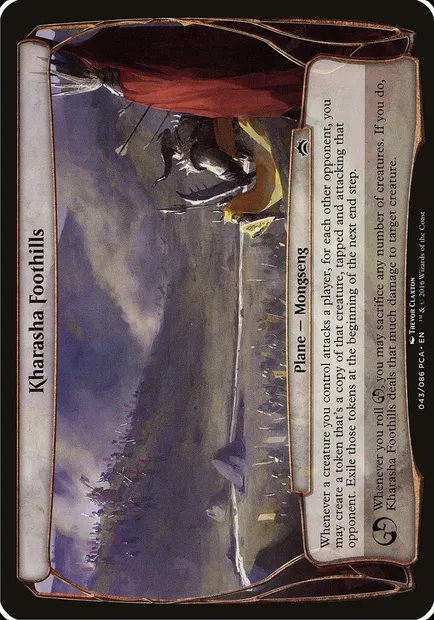Kharasha Foothills, Magic card OPCA 43 — Planechase Anthology Planes set