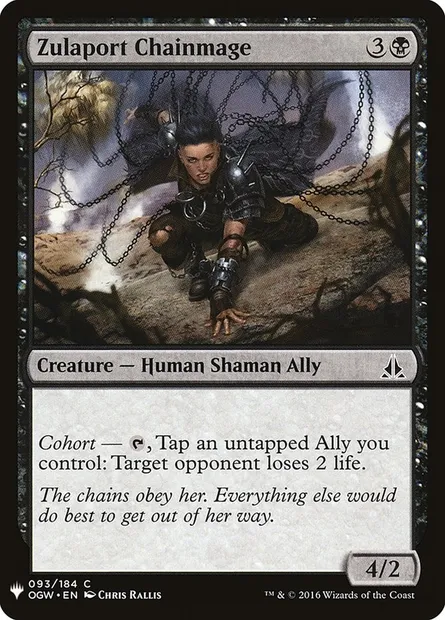 Zulaport Chainmage, Magic card PLST OGW-93 — The List set