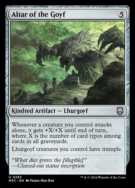 Altar of the Goyf, Magic card M3C 282 — Modern Horizons 3 Commander set