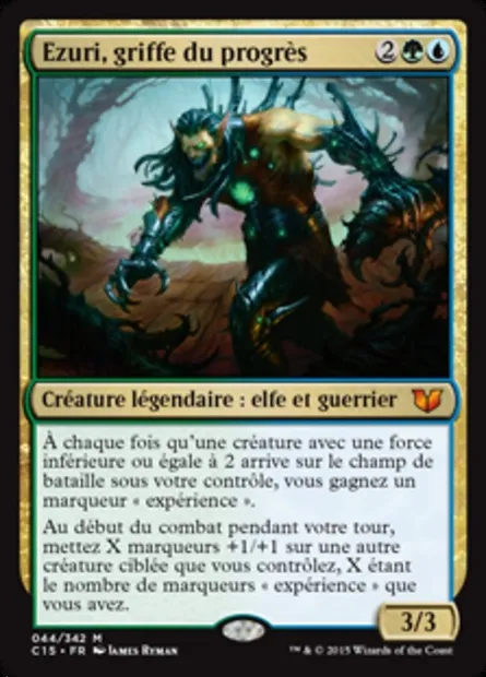 Ezuri, griffe du progrès, carte Magic C15 44 — extension Commander 2015