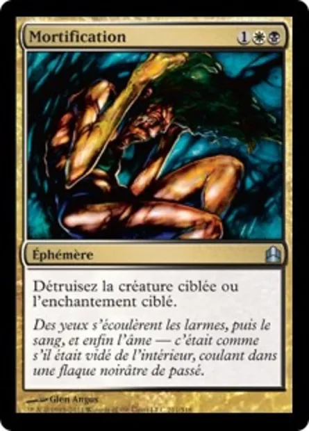 Mortification, carte Magic CMD 211 — extension Commander 2011