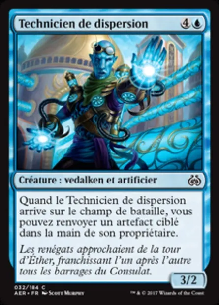 Technicien de dispersion, carte Magic AER 32 — extension La révolte éthérique