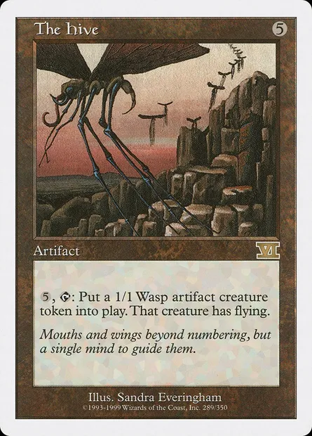 L'Essaim, carte Magic 6ED 289 — extension Classic Sixth Edition