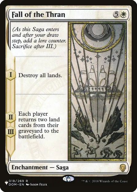 Fall of the Thran, Magic card PLST DOM-18 — The List set