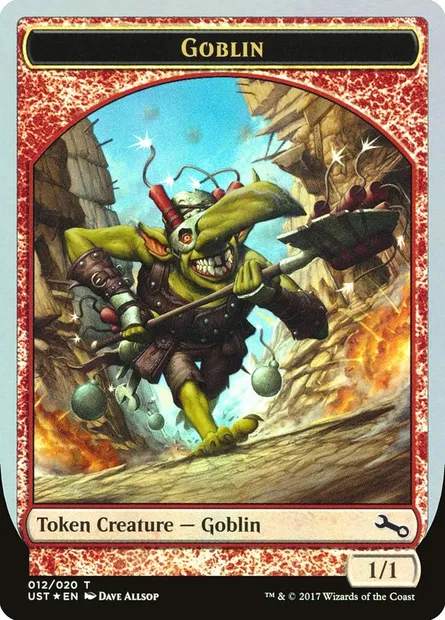 Goblin, Magic card TUST 12 — Unstable Tokens set