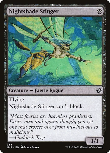 Nightshade Stinger, Magic card JMP 258 — Jumpstart set