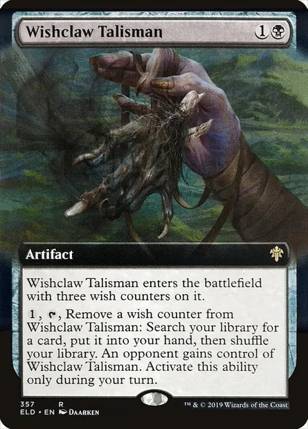 Wishclaw Talisman, Magic card ELD 357 — Throne of Eldraine set