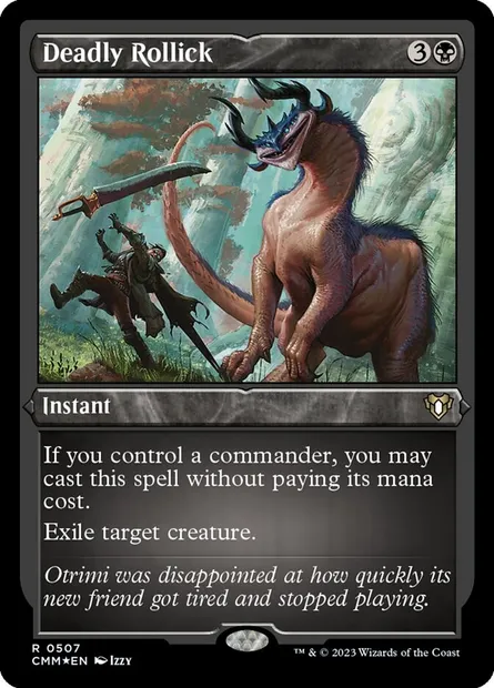 Deadly Rollick, Magic card CMM 507 — Commander Masters set