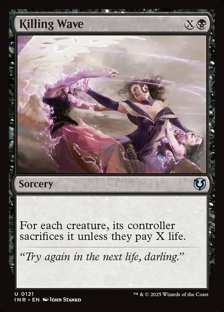Killing Wave, Magic card INR 121 — Innistrad Remastered set