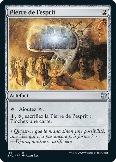 Pierre de l'esprit, carte Magic ZNC 114 — extension Zendikar Rising Commander