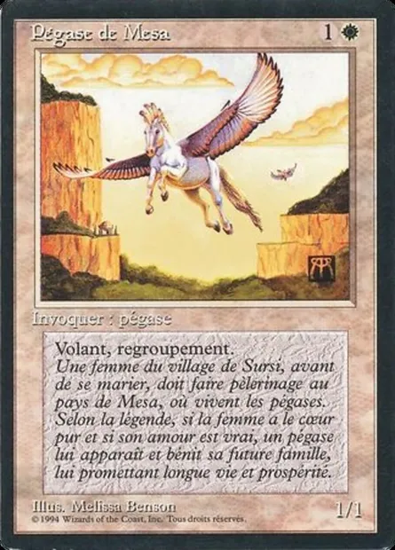 Mesa Pegasus, Magic card FBB 28 — Foreign Black Border set