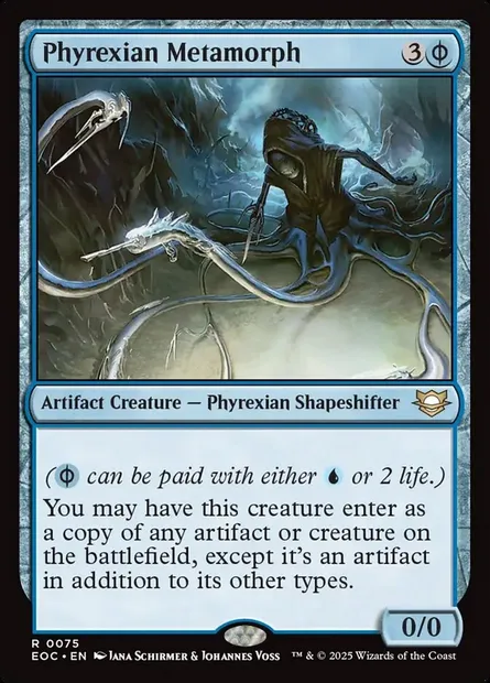 Phyrexian Metamorph, Magic card EOC 75 — Edge of Eternities Commander set