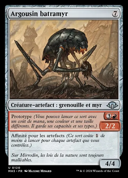 Argousin batramyr, carte Magic MH3 120 — extension Modern Horizons 3