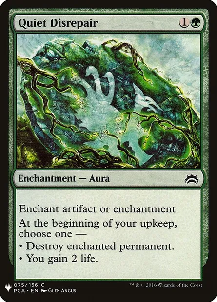 Lent délabrement, carte Magic PLST PCA-75 — extension The List