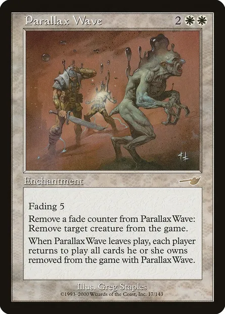 Parallax Wave, Magic card NEM 17 — Nemesis set
