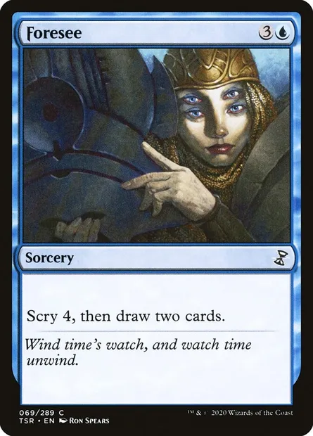 Foresee, Magic card TSR 69 — Time Spiral Remastered set
