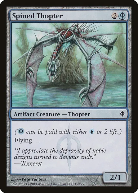 Spined Thopter, Magic card NPH 45 — New Phyrexia set
