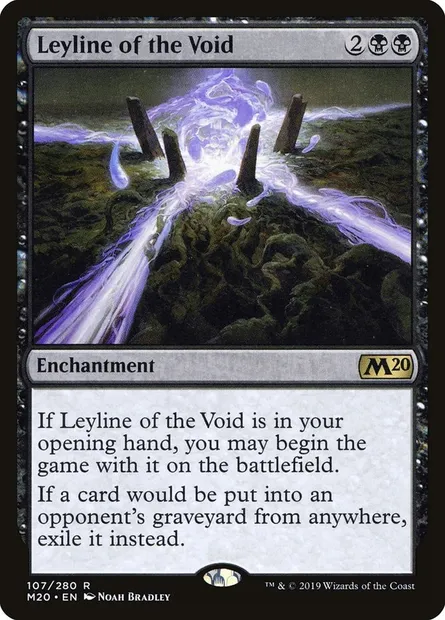 Leyline of the Void, Magic card M20 107 — Core Set 2020 set