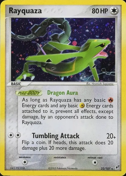 Rayquaza, carte Pokémon TDX 022-2 — extension Theme Deck & Blisters Exclusives