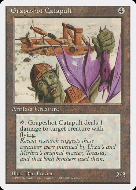Catapulte à mitraille, carte Magic 4ED 322 — extension Quatrième Edition