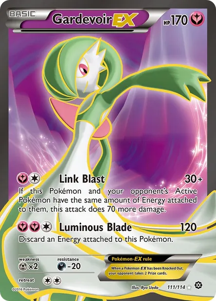 Gardevoir EX, Pokémon card STS 111 — Steam Siege set