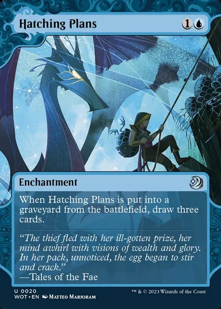 Hatching Plans, Magic card WOT 20 — Wilds of Eldraine: Enchanting Tales set