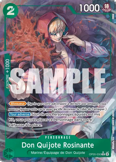 Don Quijote Rosinante, carte One Piece OP05-030 — extension AWAKENING OF THE NEW ERA