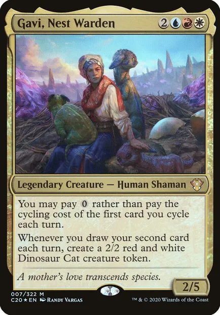 Gavi, Nest Warden, Magic card OC20 7 — Commander 2020 Oversized set