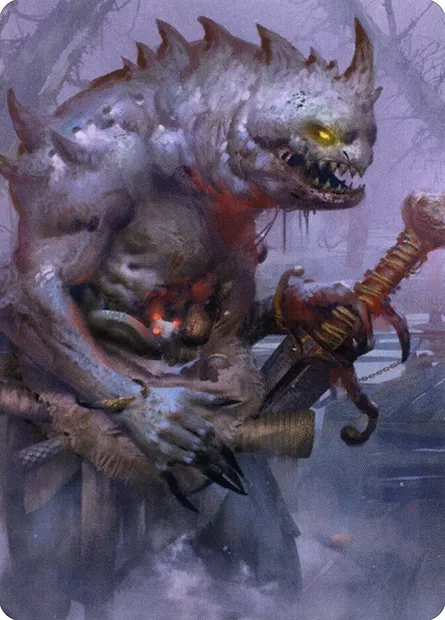 Gray Slaad // Gray Slaad, Magic card ACLB 15 — Battle for Baldur's Gate Art Series set