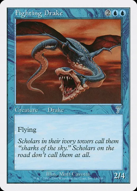 Fighting Drake, Magic card 7ED 73 — Seventh Edition set