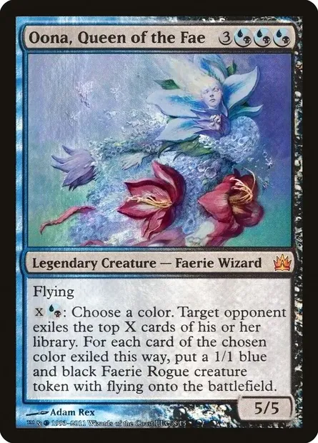 Oona, Queen of the Fae, Magic card V11 8 — From the Vault: Legends set