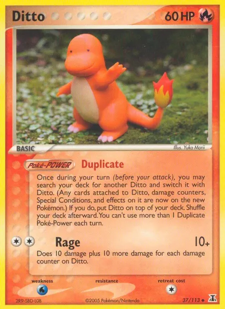 Ditto, Pokémon card DS 37 — Delta Species set