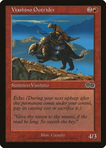 Cavalier Viashino, carte Magic USG 223 — extension Epopée d'Urza