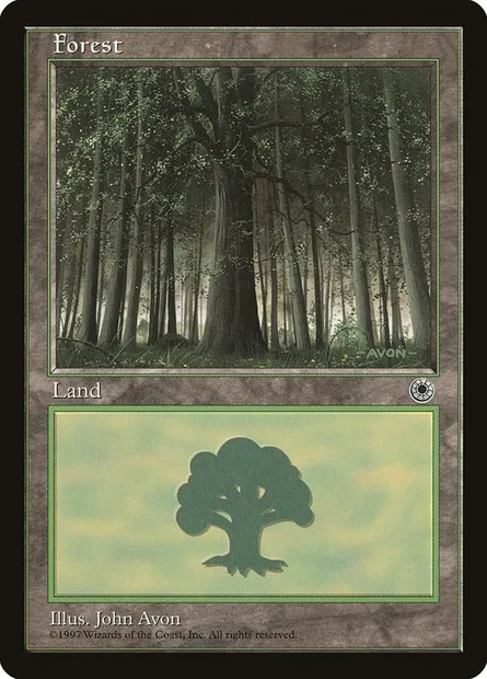 Forest, Magic card POR 212 — Portal set