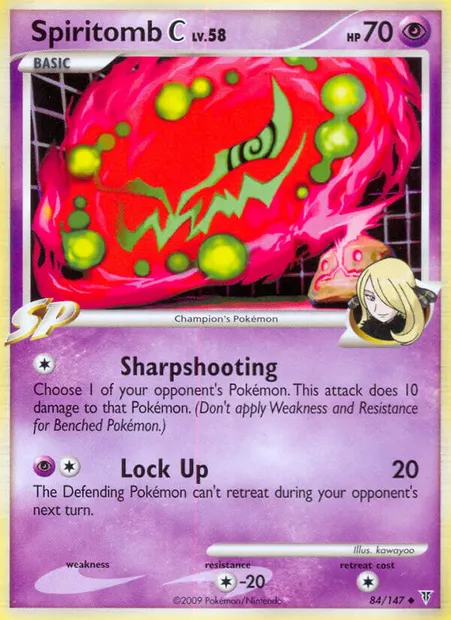 Spiritomb C, Pokémon card SV 84 — Supreme Victors set