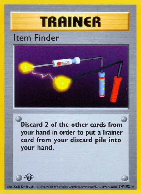 Item Finder, Pokémon card BS 74 — Base Set set