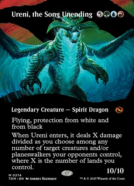 Ureni, the Song Unending, Magic card TDM 374 — Tarkir: Dragonstorm set