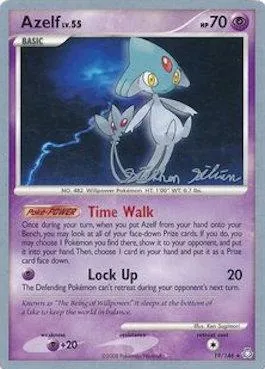 Azelf Lv.55, Pokémon card WCD09 019-3 — World Championship Decks 2009 set