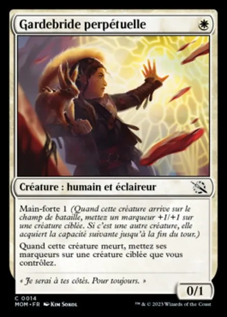 Gardebride perpétuelle, carte Magic MOM 14 — extension L'invasion des machines