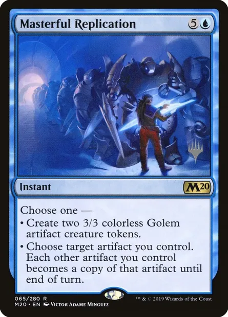 Masterful Replication, Magic card PM20 65p — Core Set 2020 Promos set