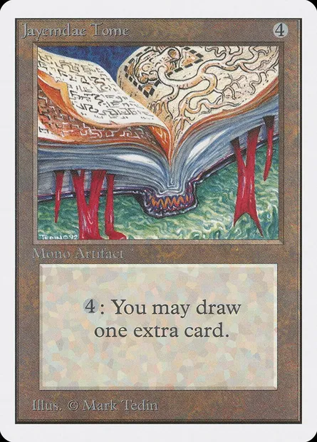 Jayemdae Tome, Magic card 2ED 255 — Unlimited Edition set