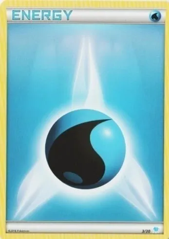 Water Energy, Pokémon card TK9S 003 — XY Trainer Kit: Pikachu Libre & Suicune (Suicune) set