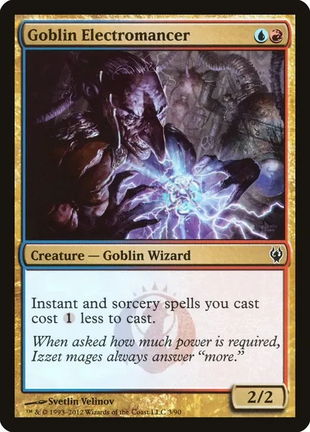 Goblin Electromancer, Magic card DDJ 3 — Duel Decks: Izzet vs. Golgari set