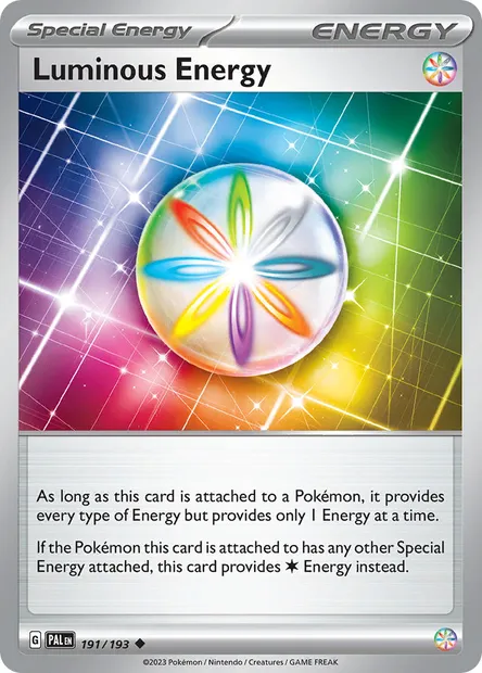 Luminous Energy, Pokémon card PAL 191 — Paldea Evolved set