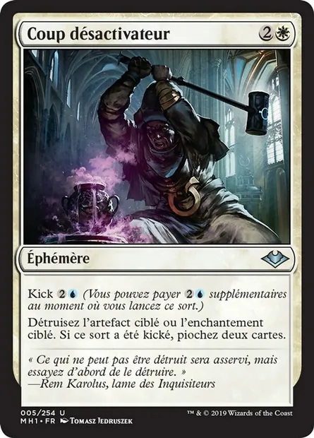 Coup désactivateur, carte Magic MH1 5 — extension Horizons du Modern