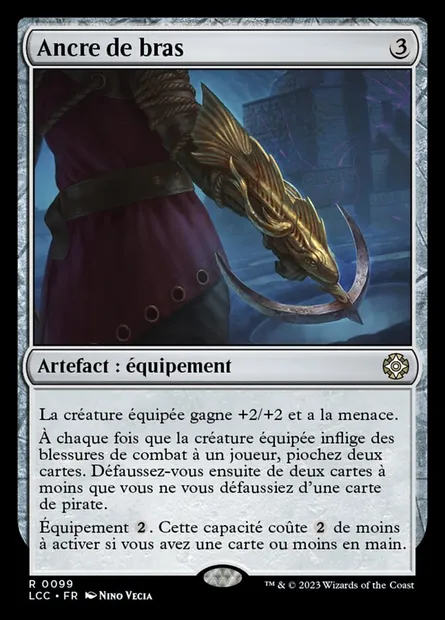 Ancre de bras, carte Magic LCC 99 — extension The Lost Caverns of Ixalan Commander