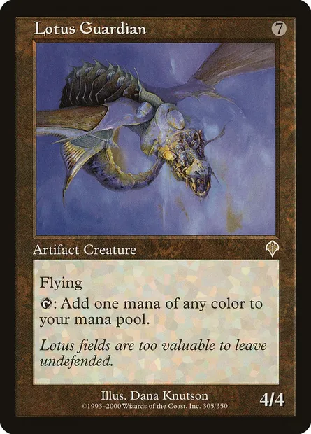 Lotus Guardian, Magic card INV 305 — Invasion set