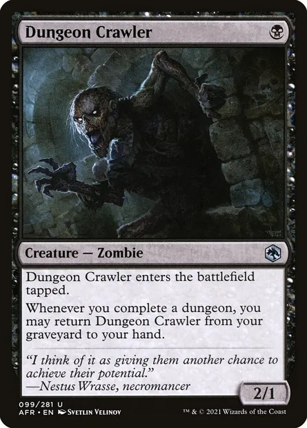 Dungeon Crawler, Magic card AFR 99 — Adventures in the Forgotten Realms set