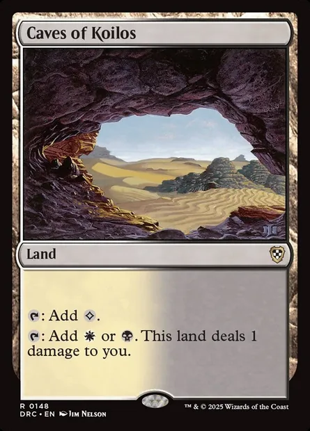 Caves of Koilos, Magic card DRC 148 — Aetherdrift Commander set