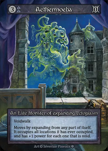 Aethermoeba, carte Sorcery GOT 016 — extension Gothic